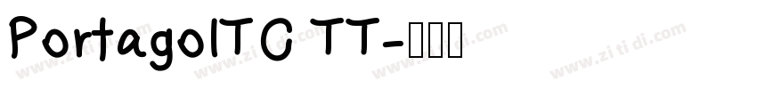 PortagoITC TT字体转换